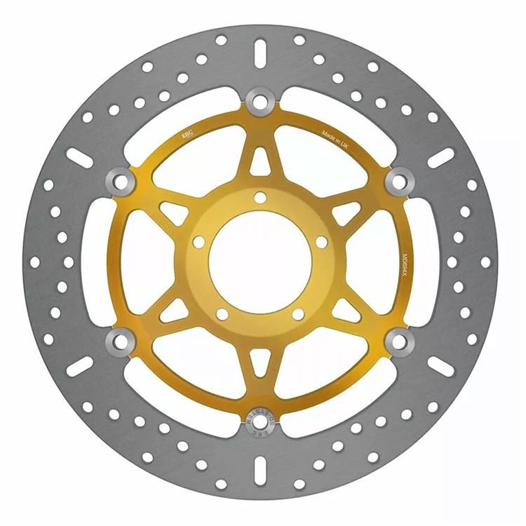 Disco Freno EBC Flottante Tondo Oro Ducati 1098 S Biposto (2007-2008) Anteriore Sinistro