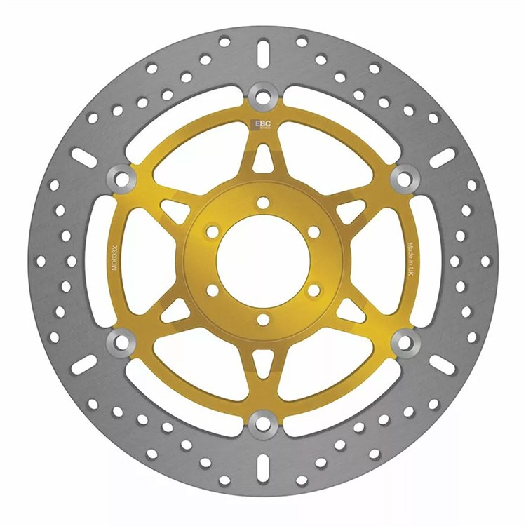 Disco Freno EBC Flottante Tondo Oro Ducati 851 Strada (1989-1992) Anteriore Sinistro