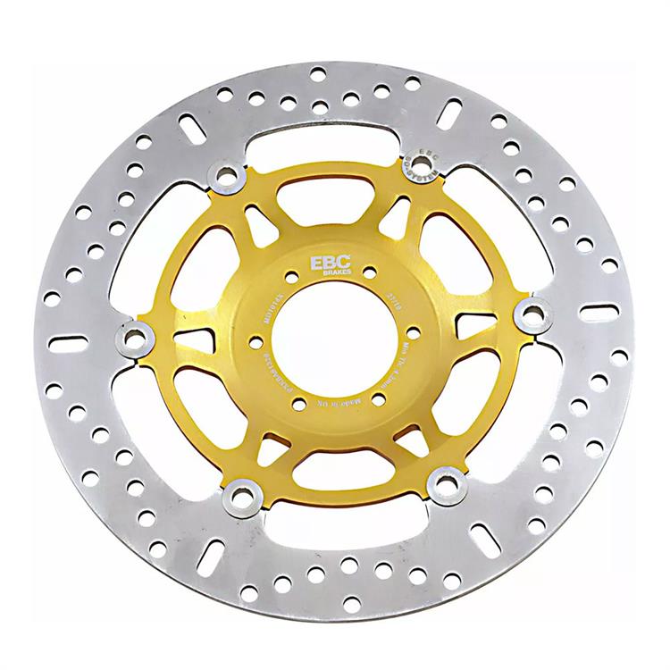 Disco Freno EBC Flottante Tondo Oro Honda GL 1800 AL ABS Goldwing Audio Comfort Navi (2008-2010) Anteriore Sinistro