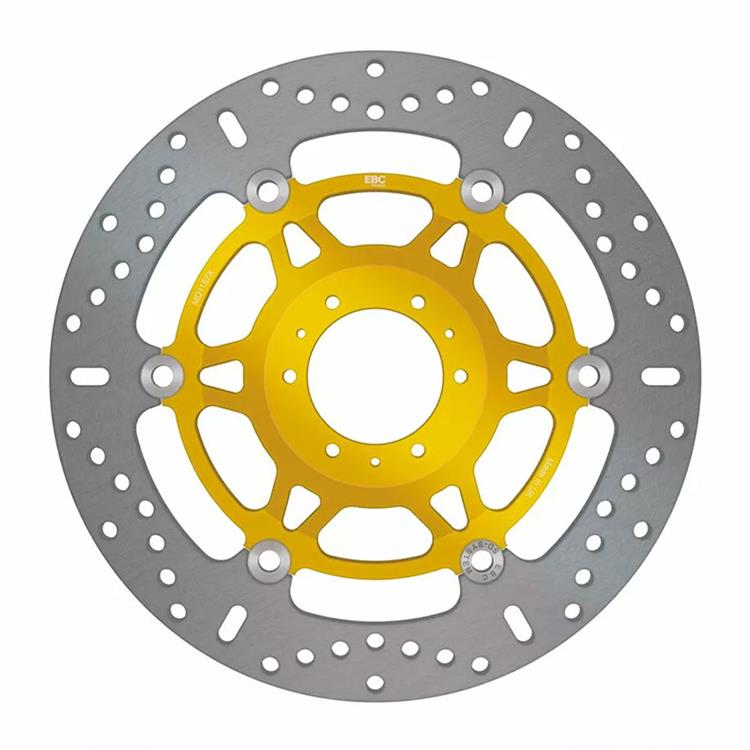 Disco Freno EBC Flottante Tondo Oro Honda XL 1000 V ABS Varadero (07-11) Anteriore Sinistro
