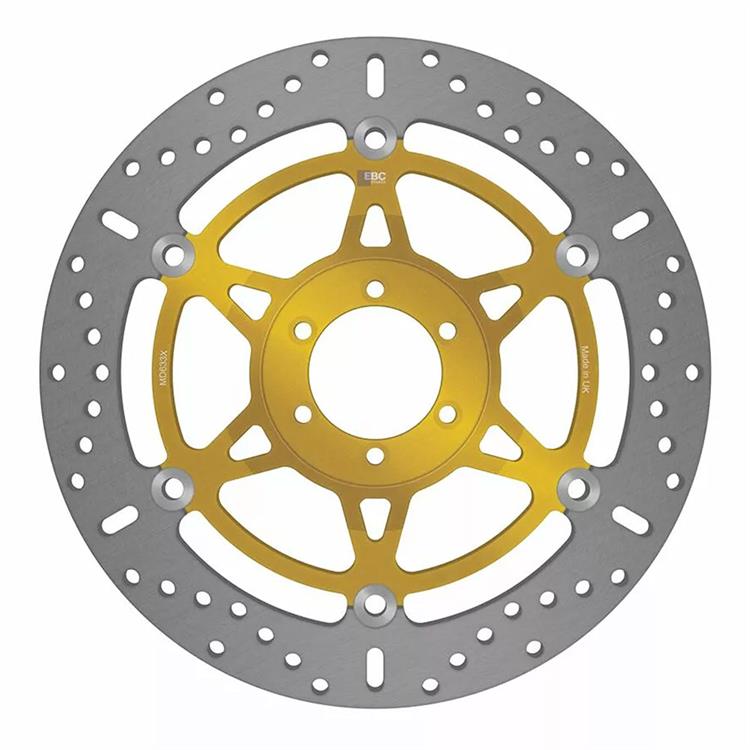Disco Freno EBC Flottante Tondo Oro Moto Morini Corsaro 1200 Avio (08-09) Anteriore Sinistro