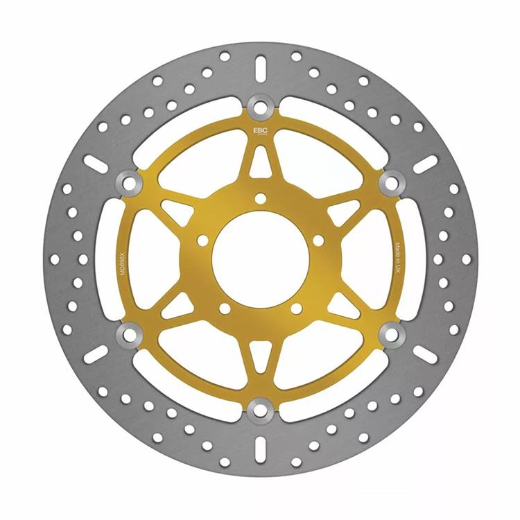 Disco Freno EBC Flottante Tondo Oro Royal Enfield Interceptor 650 ABS Lighting Edition (2023-2024) Anteriore Destro