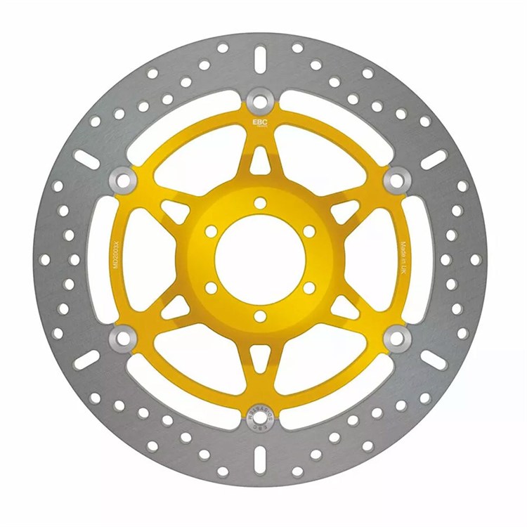 Disco Freno EBC Flottante Tondo Oro Yamaha TDR 125 (1989-1994) Anteriore Destro