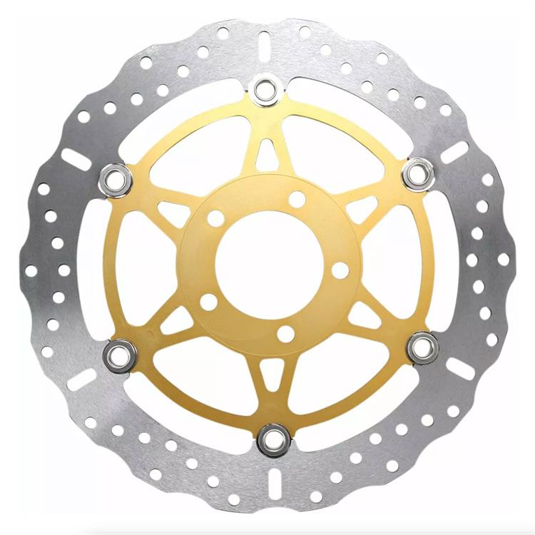 Disco Freno EBC Flottate Margherita Oro Kawasaki ZX 9 R Ninja Catalysator (1998-2003) Anteriore