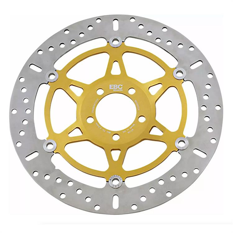 Disco Freno EBC Flottate Tondo Oro Kawasaki VN 1600 Vulcan Mean Streak (2004-2008) Anteriore Sinistro