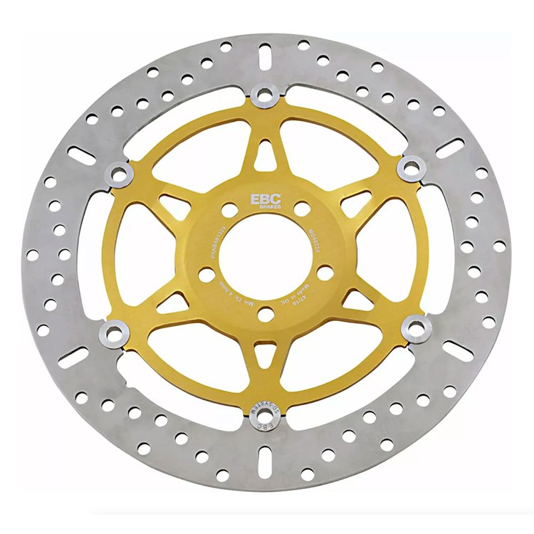 Disco Freno EBC Flottante Tondo Oro Kawasaki ZX 12 R Ninja (2000-2003) Anteriore Sinistro