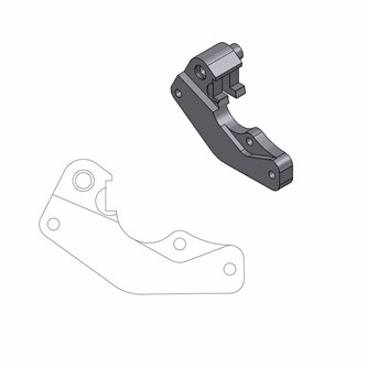 distanziale yamaha yz 250 05 07 anteriore 270 mm moto master