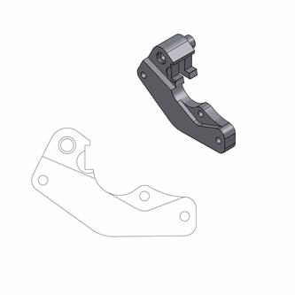 distanziale yamaha yz 450 f 05 07 anteriore 270 mm moto master