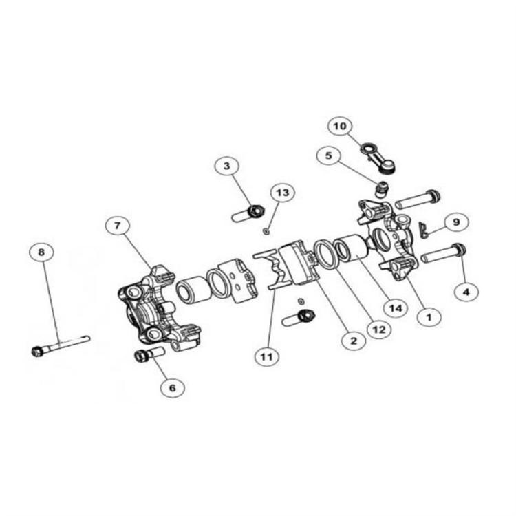Molla pastiglie pinza freno posteriore originale Ohvale GP0 STD (2014-2023) Formula
