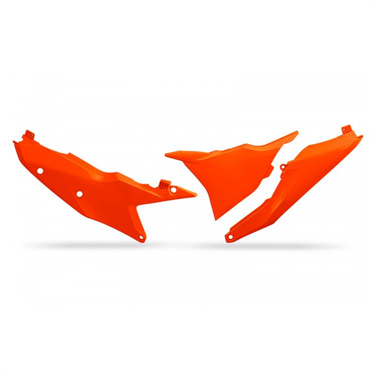 Fianchetti portanumero KTM 250 EXC (24-25) Arancione