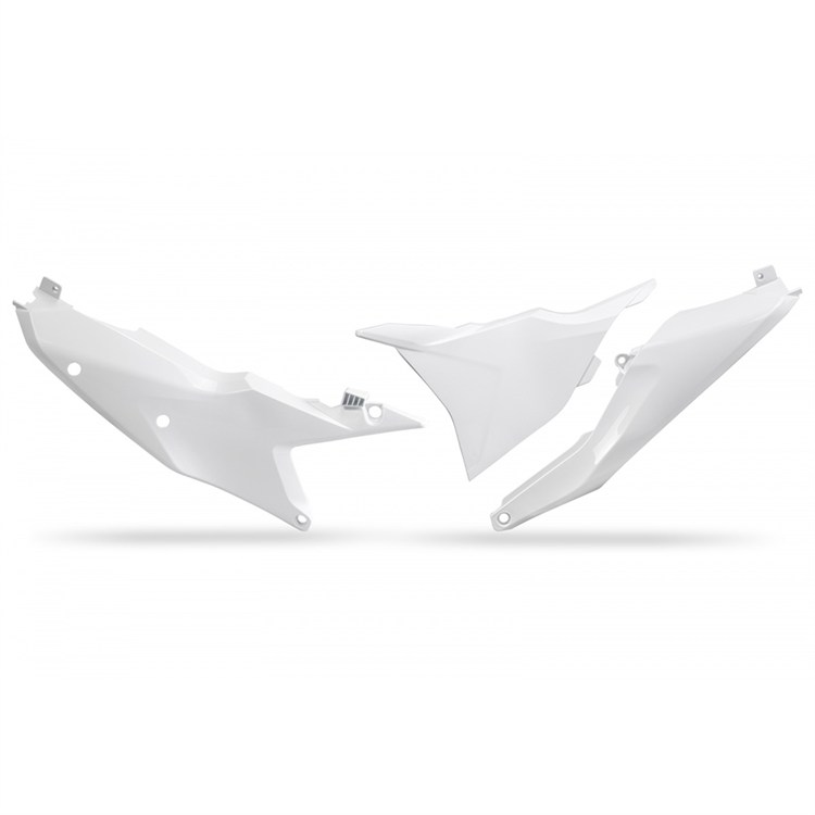 Fianchetti portanumero KTM 300 SX (2023-2026) Bianco