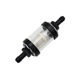 filtro benzina cnc nero trasparente
