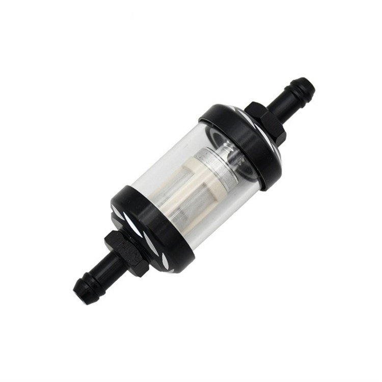 Filtro benzina CNC Nero Trasparente