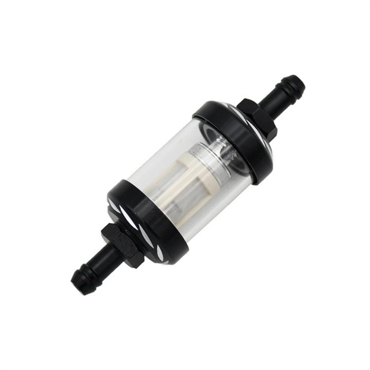 Filtro benzina CNC Nero Trasparente