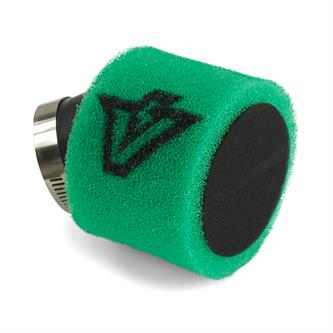 filtro aria volt performance 35 mm storto verde