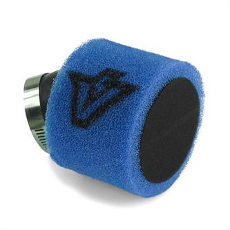 filtro aria volt performance 38 mm storto blu