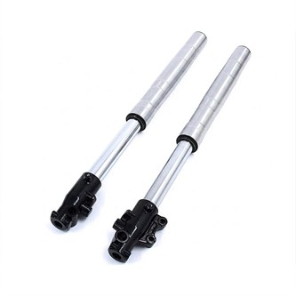 forcella pit bike argento 765 mm 45 48 piedino 45 mm