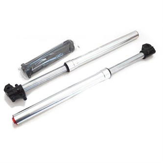 forcelle pit bike argento 720 mm 45 48 piedino 51 mm