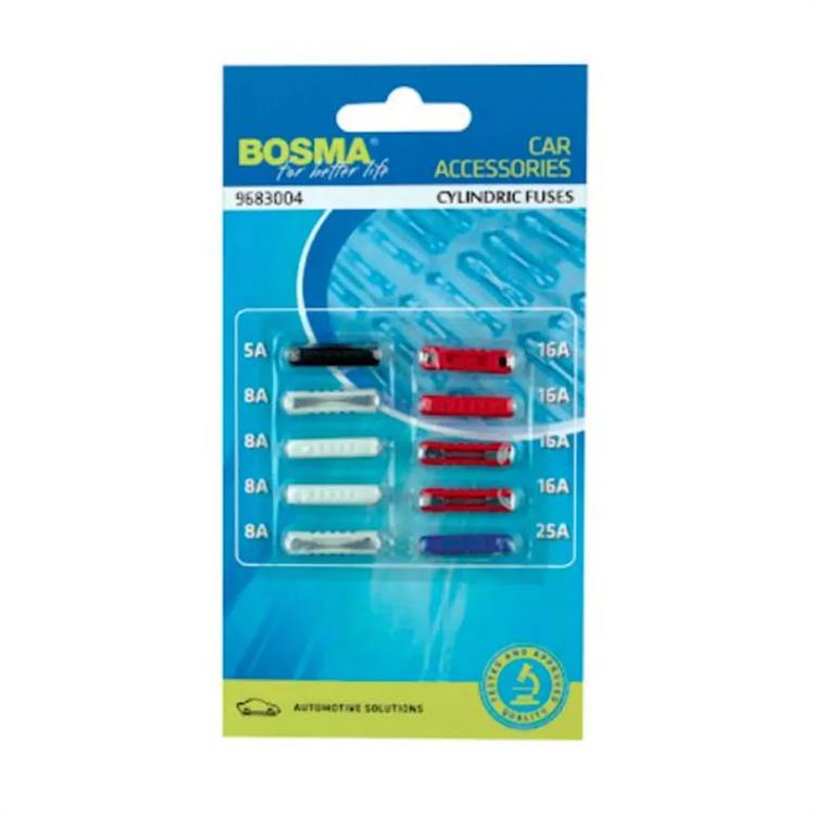 Fusibili Cilindrici 6x25 mm 5 8 16 25 AMP (10pz)
