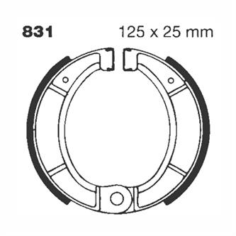 ganascia freno 831g ebc