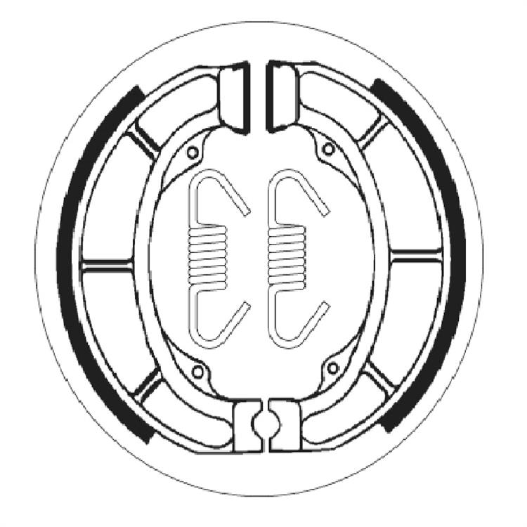 Ganascia freno SBS Suzuki AY 50 AC Katana (1997-2004)