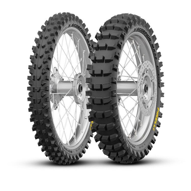 Gomma Pirelli Scorpion MX32 110/90-19 Mid Soft - Disegno 2025