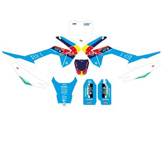 grafiche pit bike crf 65 redbull ice bianco