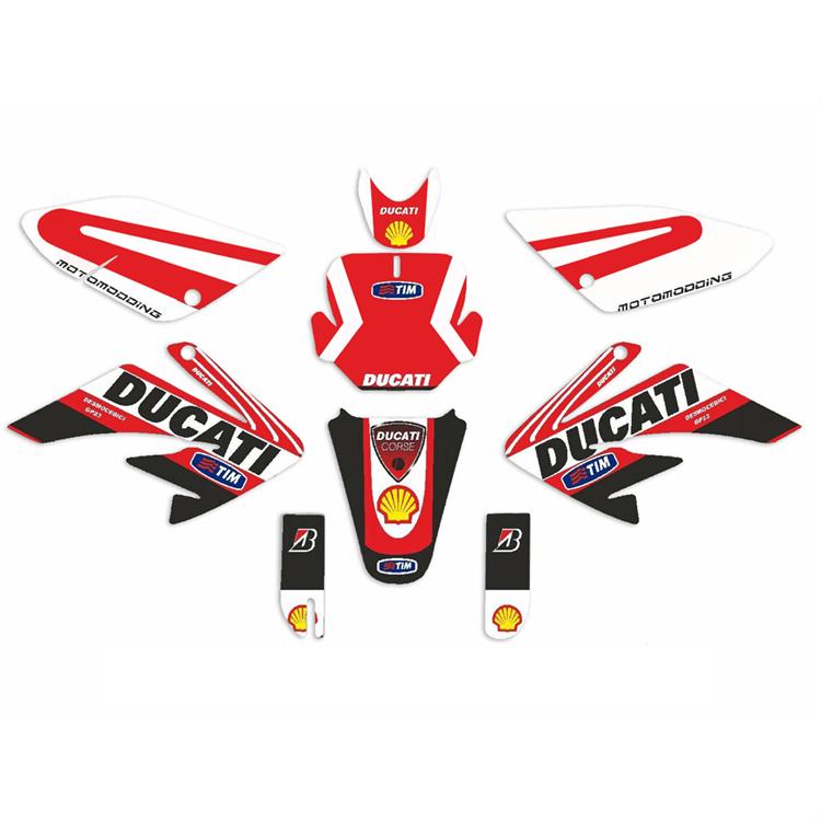 Kit grafiche pit bike CRF 70 Ducati