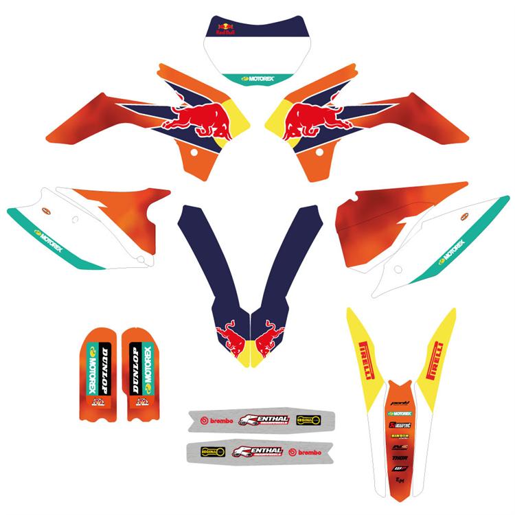 Kit grafiche pit bike KAYO K2 250 Cairoli