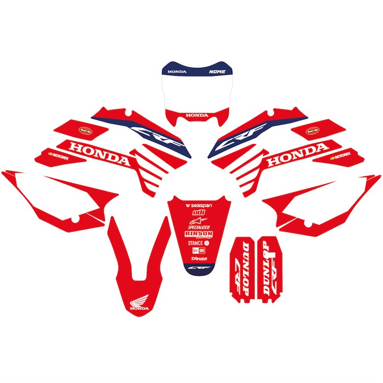 Kit grafiche pit bike KAYO KRZ/TT Honda Crf