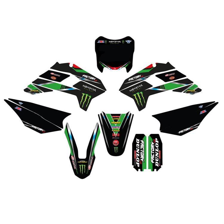 Kit grafiche pit bike KAYO KRZ/TT Monster Kawa