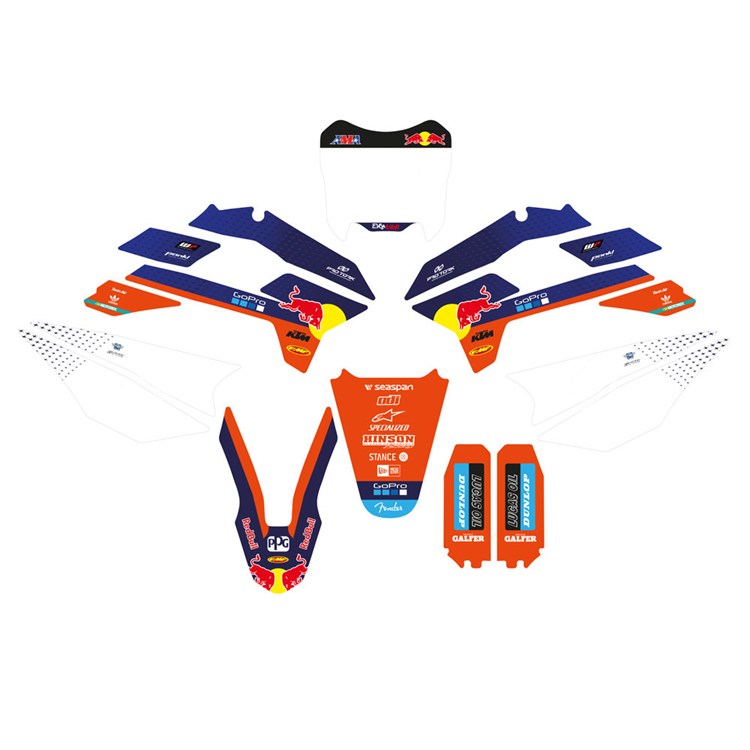 Kit grafiche pit bike KAYO KRZ/TT RedBull