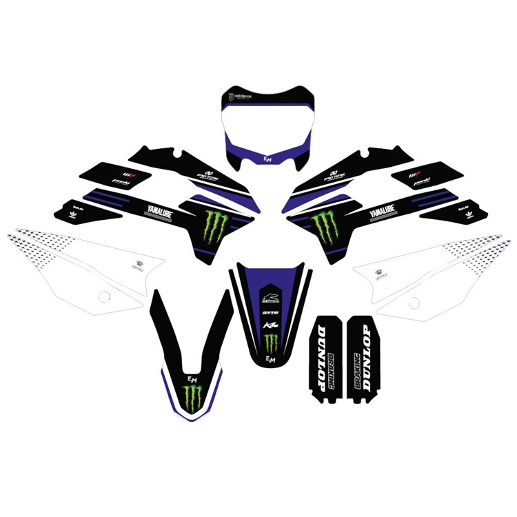 Kit grafiche pit bike KAYO KRZ/TT Yamaha Monster