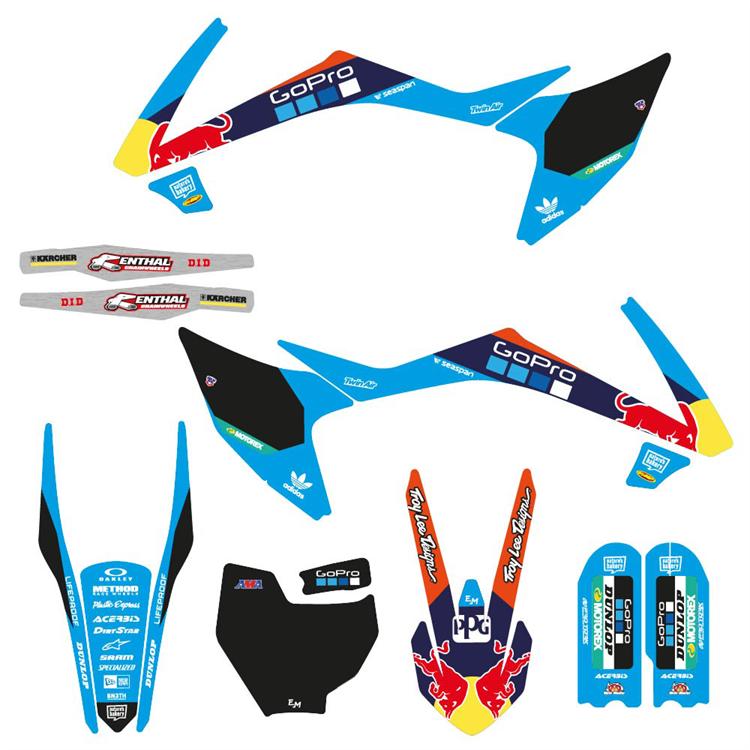 Kit grafiche pit bike replica KTM 65 Redbull