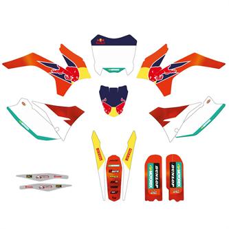 grafiche pit bike replica ktm 85 redbull mxgp bianco