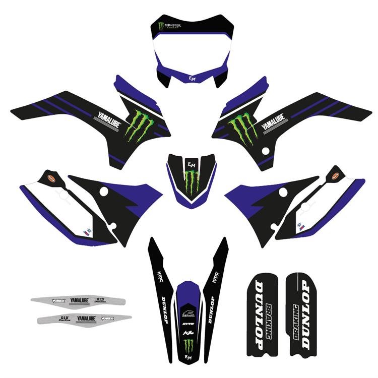 Kit grafiche pit bike replica KTM 85 Yamaha Monster