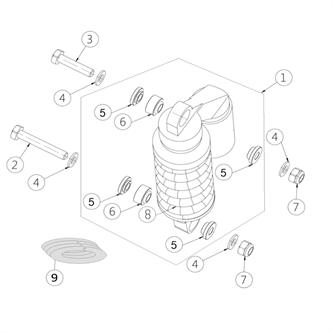 mono ammortizzatore k140 originale ohvale gp0 evo 22 25 mono ammortizzatore k140 originale ohvale gp0 evo 22 25