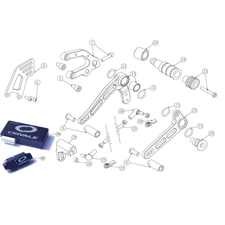 Sensore cambio elettronico originale Ohvale GP2 (2021-2025) 