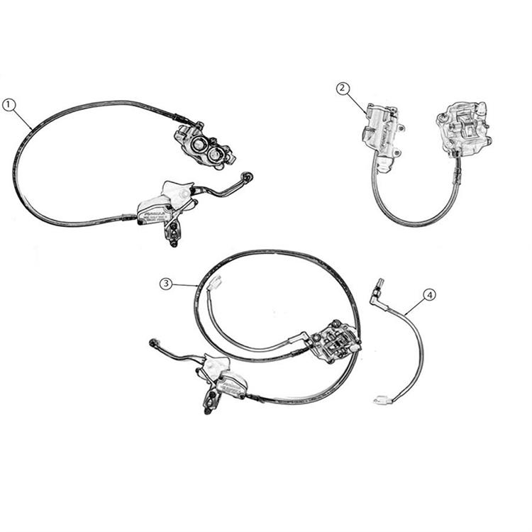 Impianto freno anteriore Formula originale Ohvale GP0 EVO (2022-2025) 