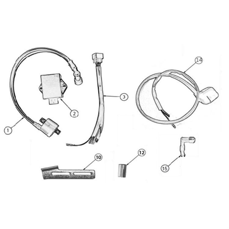 Cablaggio elettrico originale Ohvale GP0 EVO 110 4 Marce (2022-2025) 