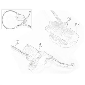pastiglie freno anteriori sbs originale ohvale gp0 evo 22 25 brembo