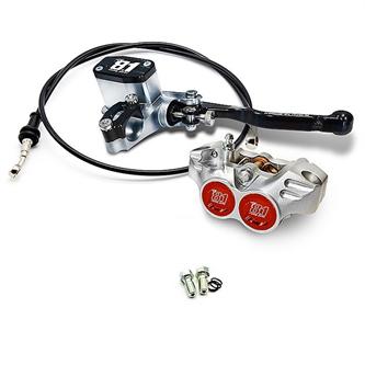 impianto freno completo 81 anteriore new era 84 mm tappi rossi