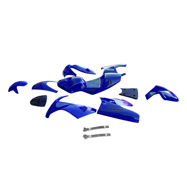 Kit carene minimoto strada Blu
