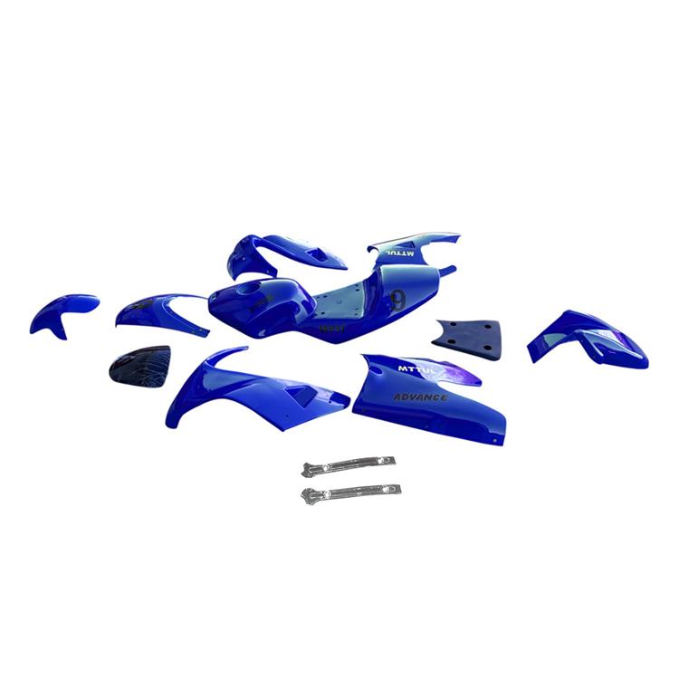 Kit carene minimoto strada Blu