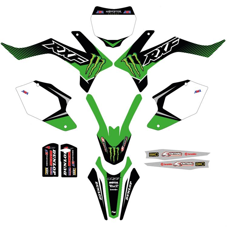 Kit grafiche Apollo RXF Monster Verde