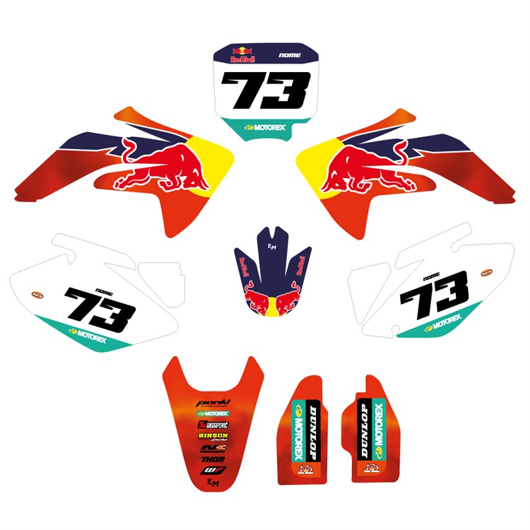 Kit grafiche Honda CRF 150 (2007-2024) Red Bull