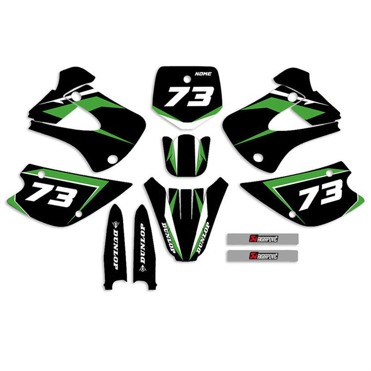 Kit grafiche Kawasaki KX 85 (2001-2013) Verde