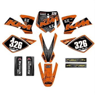 kit grafiche ktm sx 50 2004 2008 replica originali kit grafiche ktm sx 50 2004 2008 replica originali