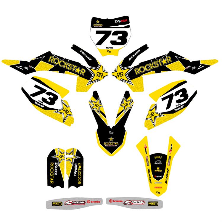 Kit grafiche KTM 65 SX (2016-2023) Rockstar