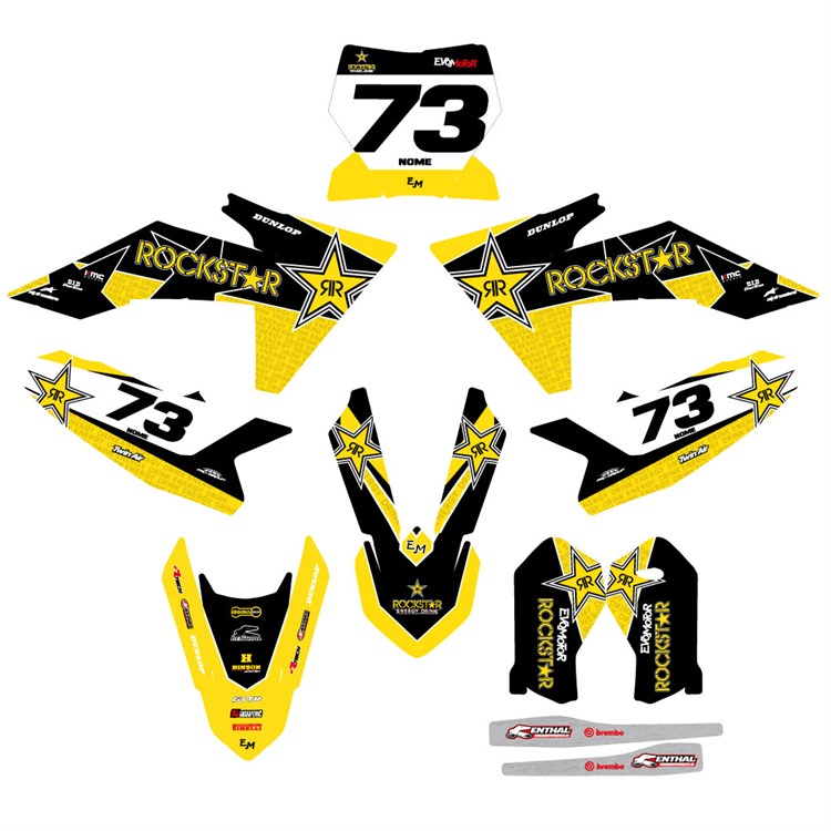 Kit grafiche KTM 65 SX (2024-2025) Rockstar